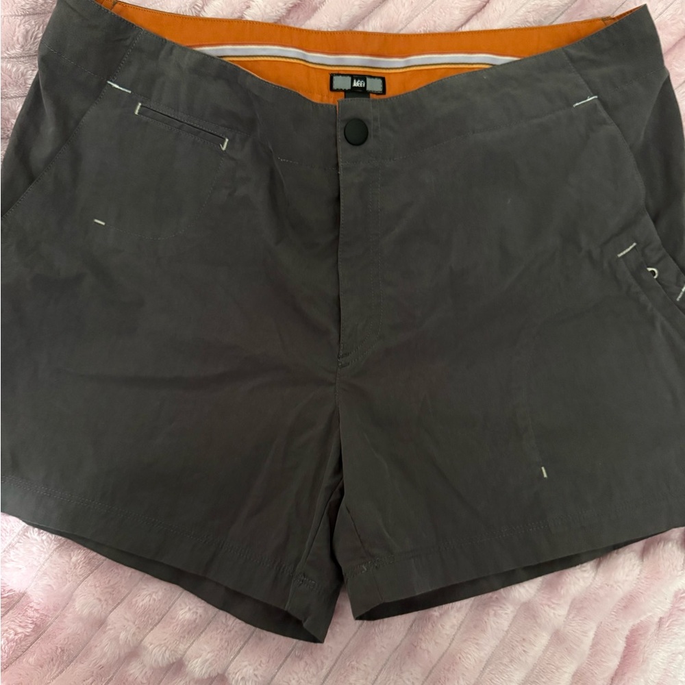 REI Women's Gray and Orange Shorts